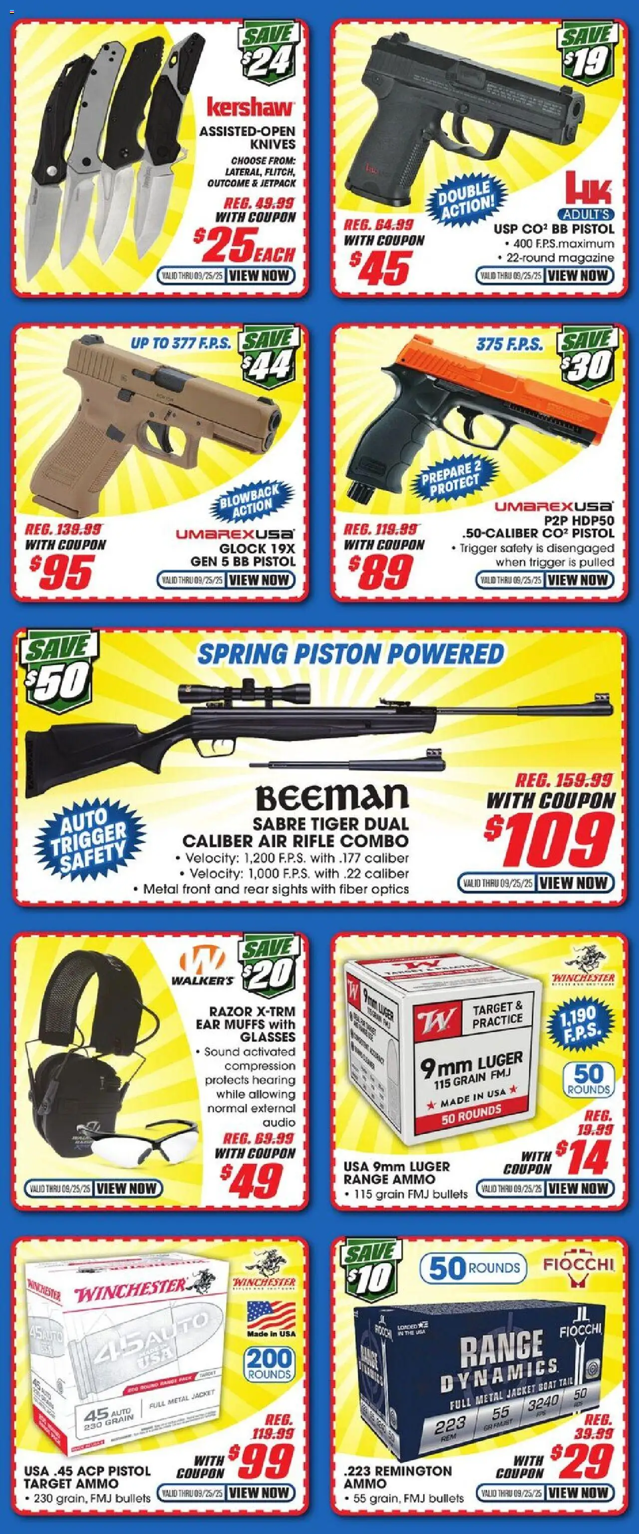 Big 5 Sporting Goods Weekly Ad - valid from 19.09.2025 | Page: 7 | Products: Jacket, Audio, Ammo, Rifle