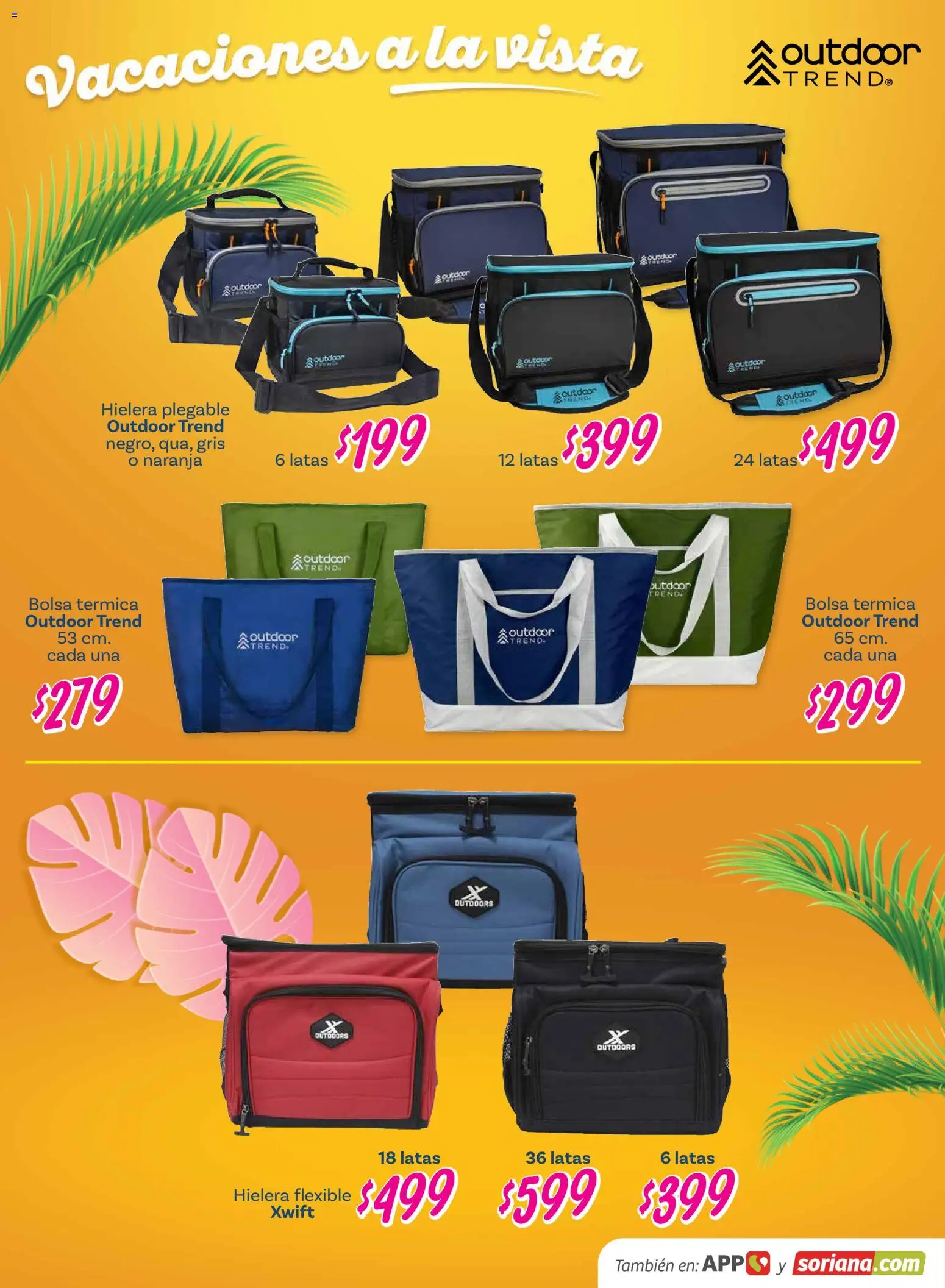 Nuevas ofertas de Soriana válidas en toda la República Mexicana desde el 26.02.2026. ¡Encuentra las mejores ofertas en Soriana - Vacaciones a la vista Híper Nacional! | Página: 17 | Productos: Bolsa, Hielera, Flexible