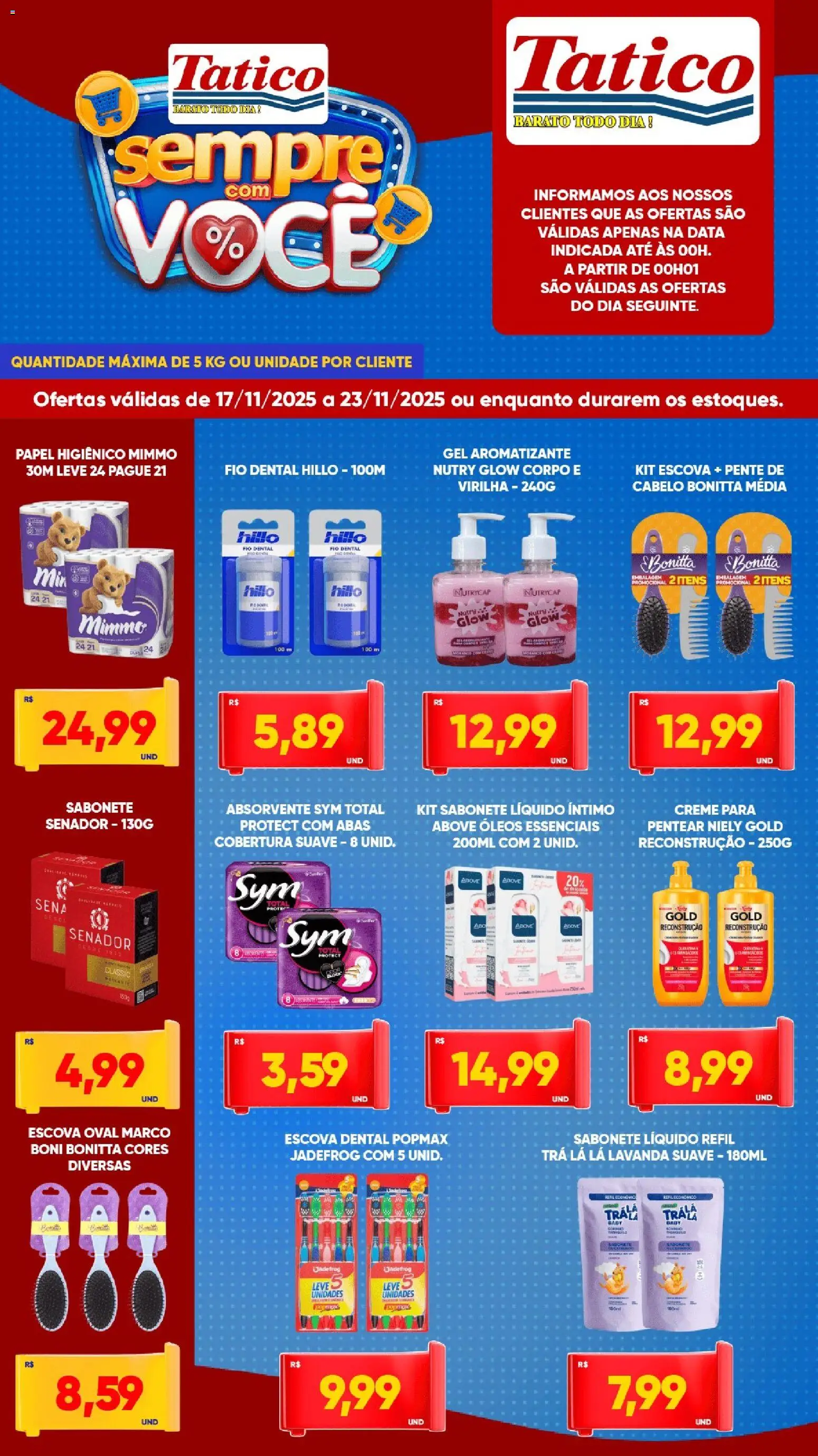 Tatico Folheto - válido de 17.11.2025 | Página: 8 | Produtos: Escova, Creme, Fio dental, Pente