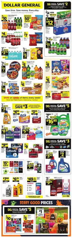Preview of Dollar General weekly ads valid from 19.10.2025