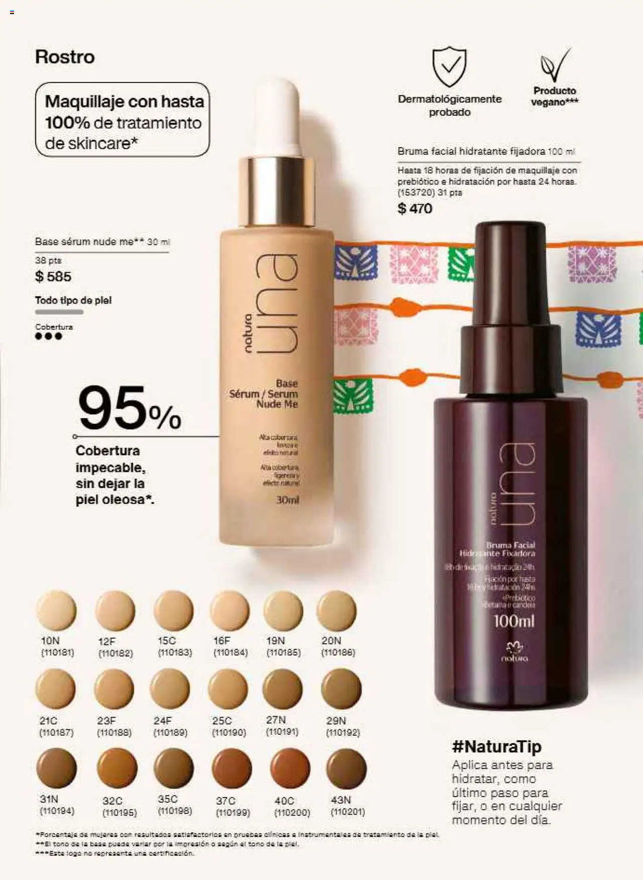 Nuevas ofertas de Natura válidas en toda la República Mexicana desde el 17.09.2025. ¡Encuentra las mejores ofertas en Natura - Campaña 15 2025! | Página: 55 | Productos: Serum, Bruma, Maquillaje