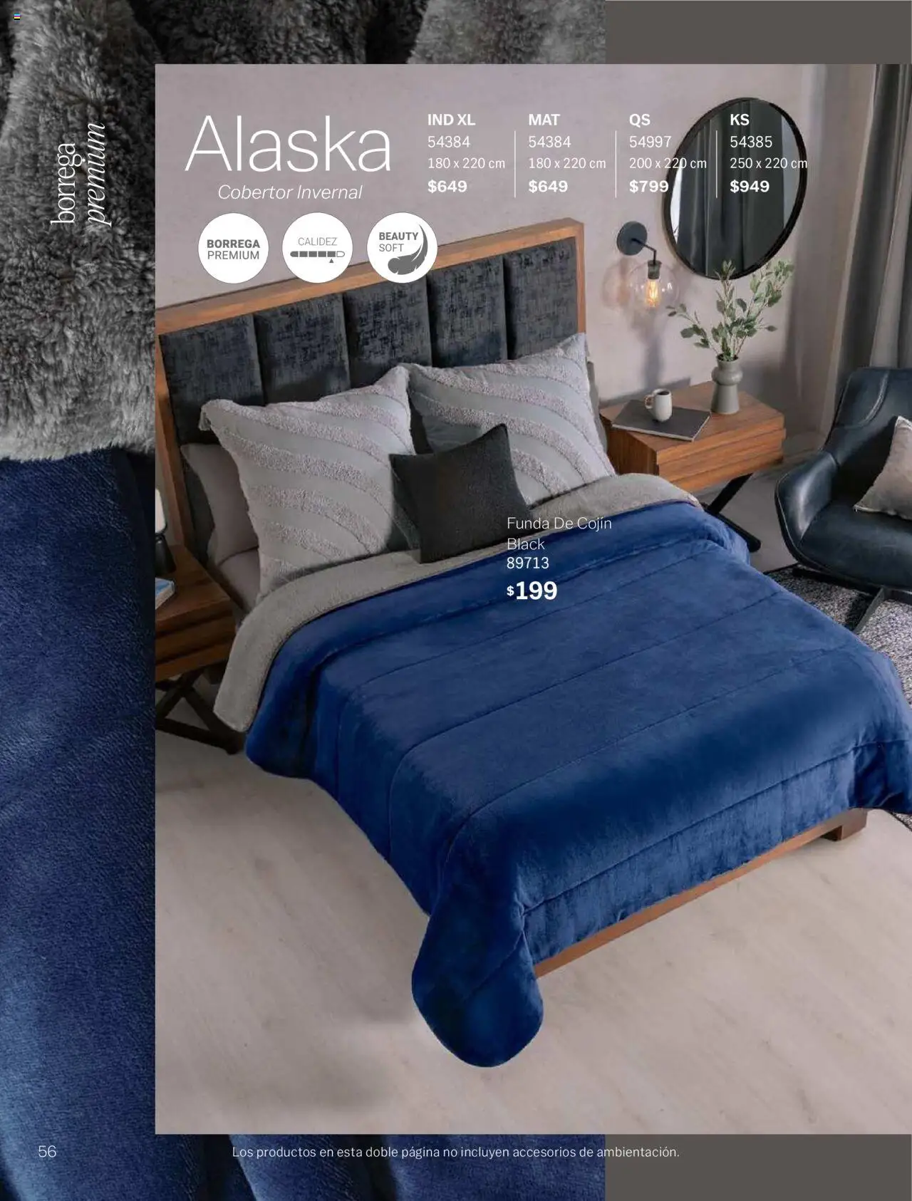 Nuevas ofertas de Vianney válidas en toda la República Mexicana desde el 15.08.2025. ¡Encuentra las mejores ofertas en Vianney - Catálogo Invierno! | Página: 58 | Productos: Cobertor, Funda