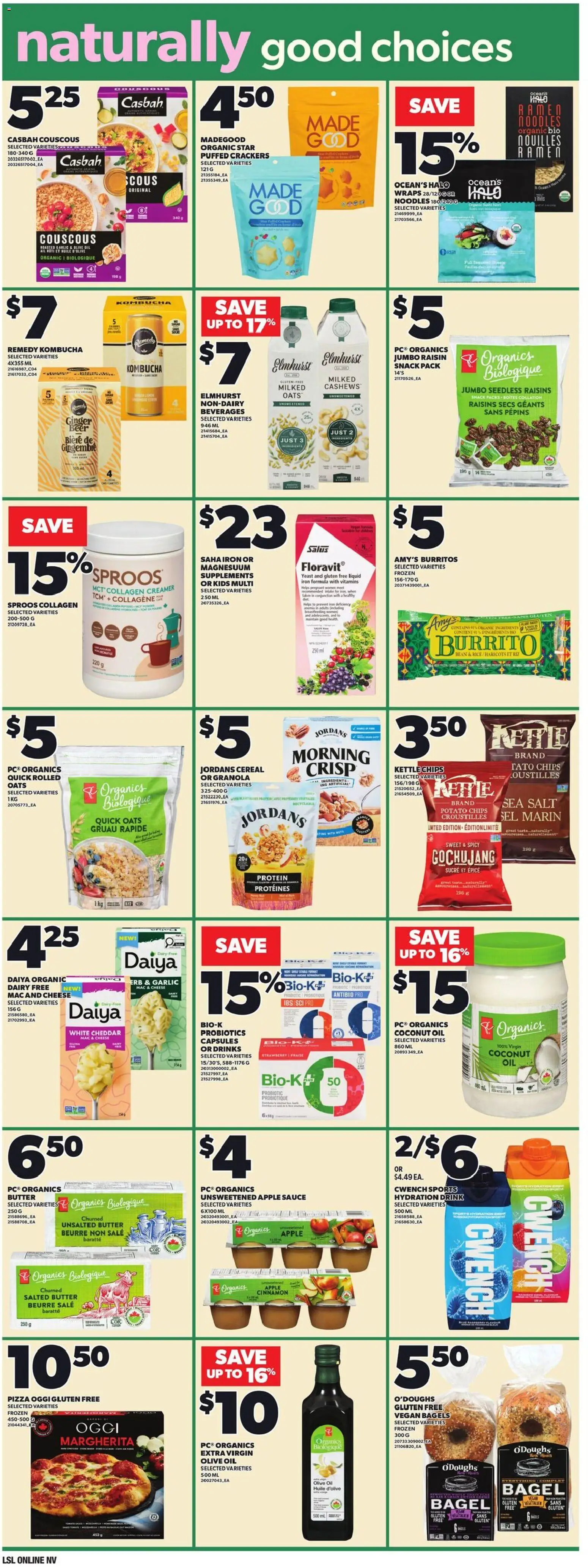 Loblaws flyer valid from 15.01.2026 | Page: 9 | Products: Chips, Shelf, Oil, Pizza