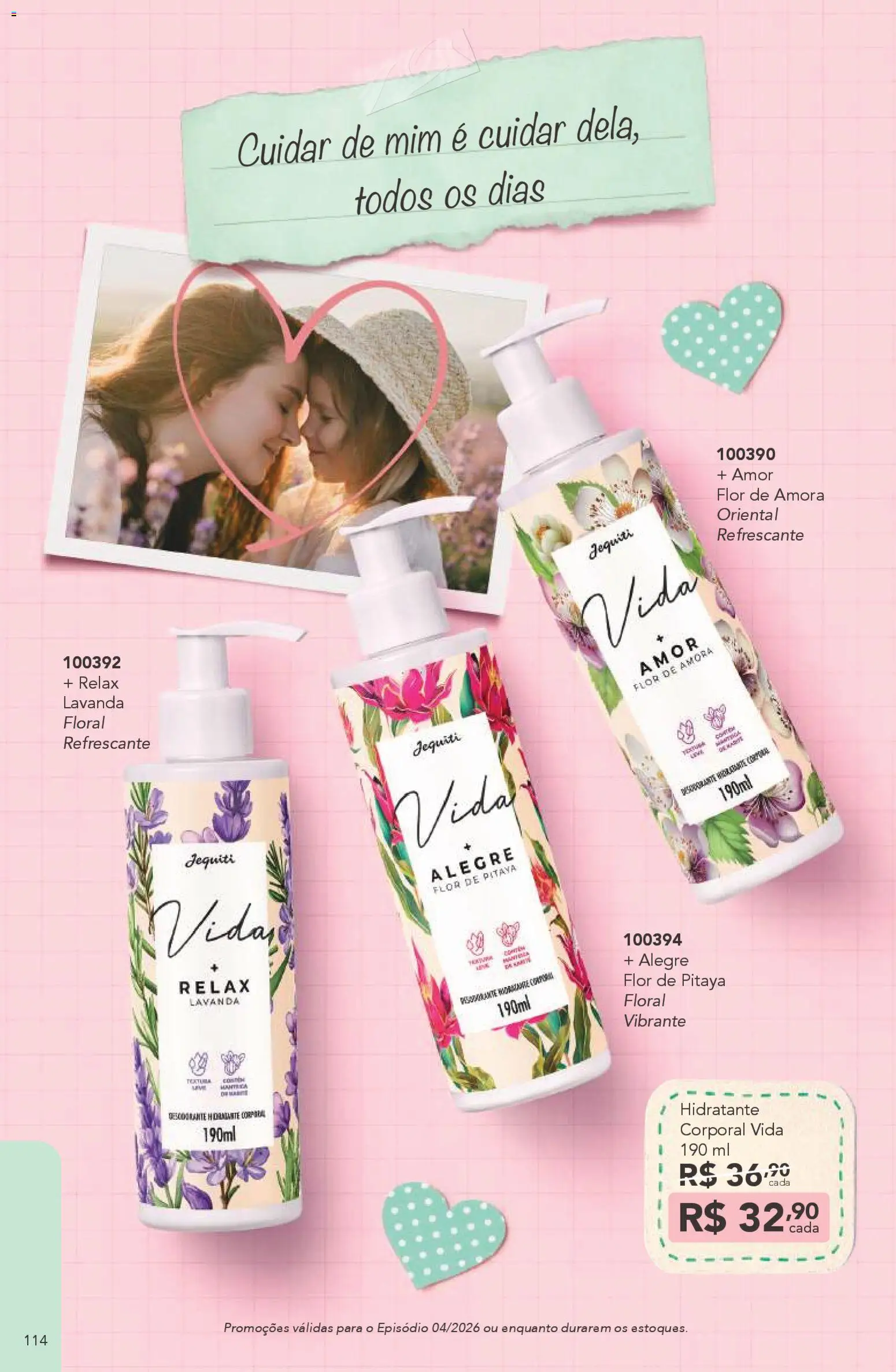 Jequiti Folheto - válido de 06.03.2026 | Página: 114 | Produtos: Manteiga