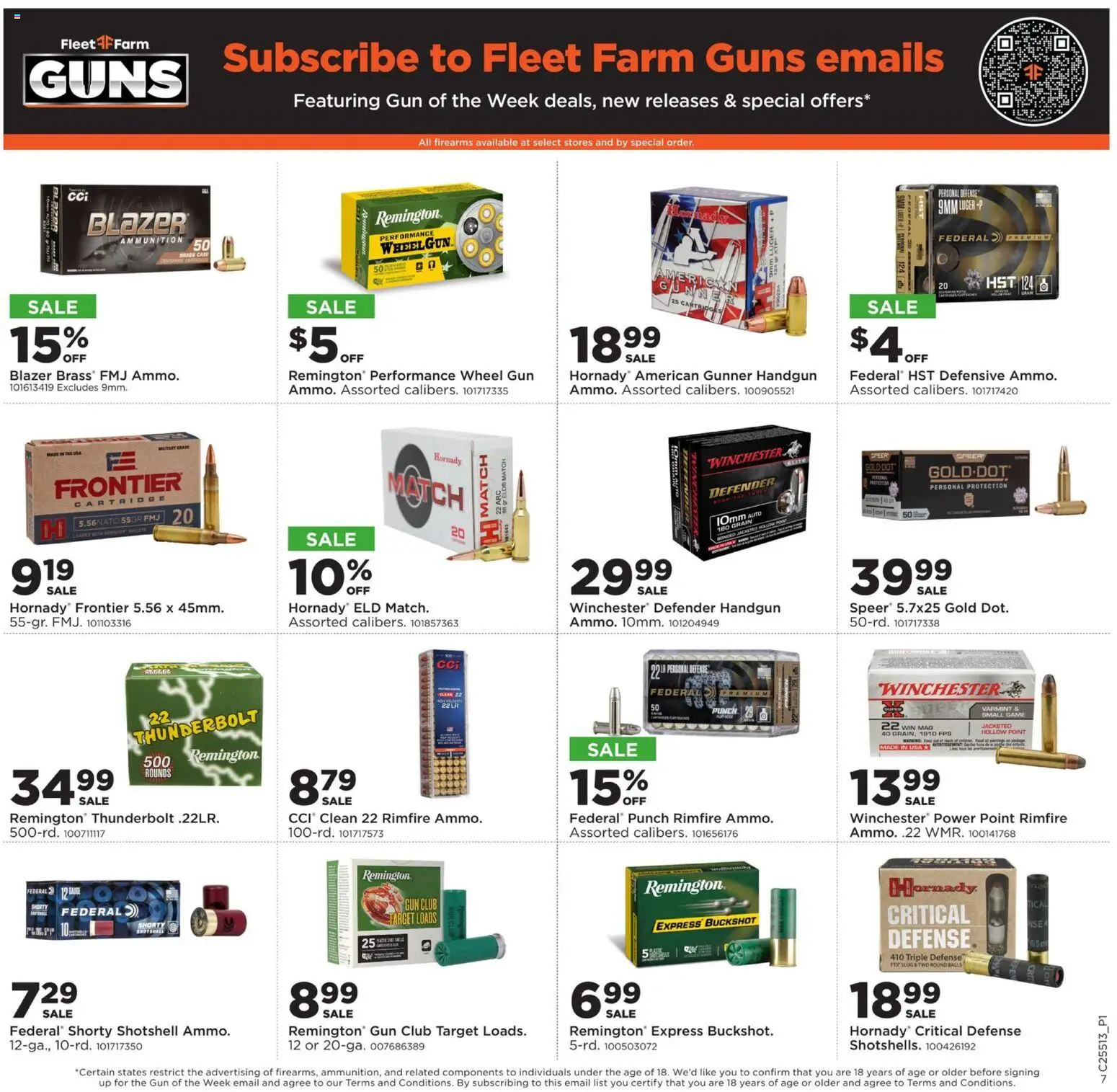 Mills Fleet Farm Take Aim - valid from 18.12.2025 | Page: 7 | Products: Case, Gun, Handgun, Rimfire