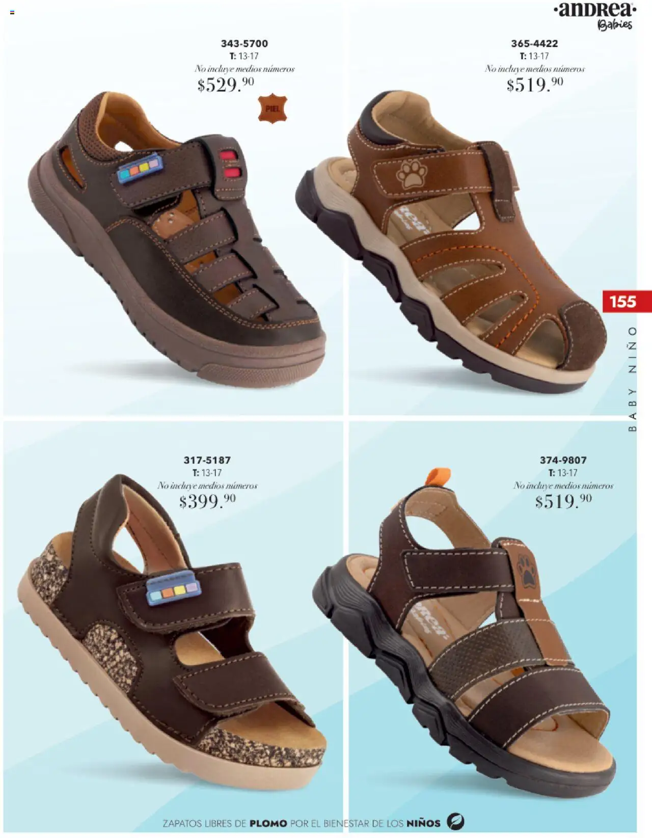 Nuevas ofertas de Andrea válidas en toda la República Mexicana desde el 17.08.2025. ¡Encuentra las mejores ofertas en Andrea - Catálogo Tropical Otoño / Invierno! | Página: 155 | Productos: Zapatos