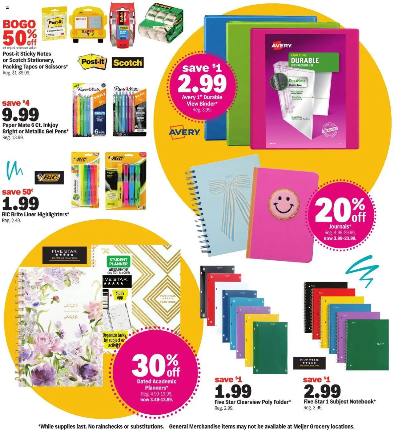 Meijer Early fall finds at great prices - valid from 24.08.2025 | Page: 3 | Products: Ink