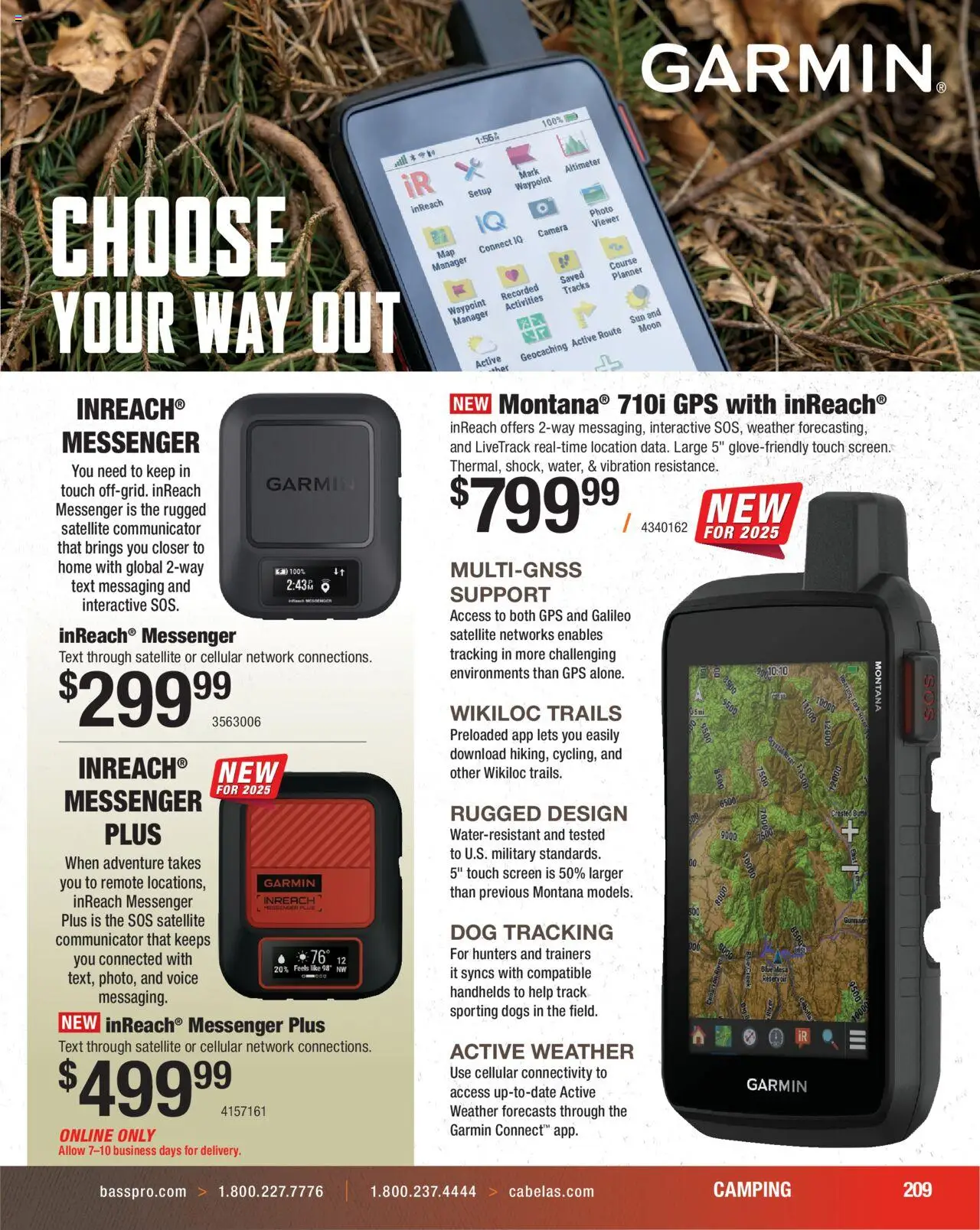 Cabela's Hunting Master 25 - valid from 11.08.2025 | Page: 209 | Products: Camera, Satellite