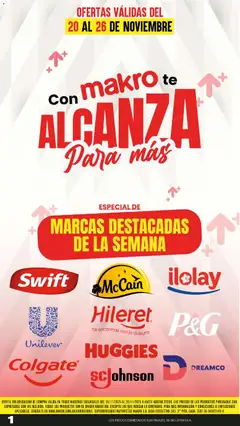 Vista previa Makro ofertas válido desde el 20.11.2025