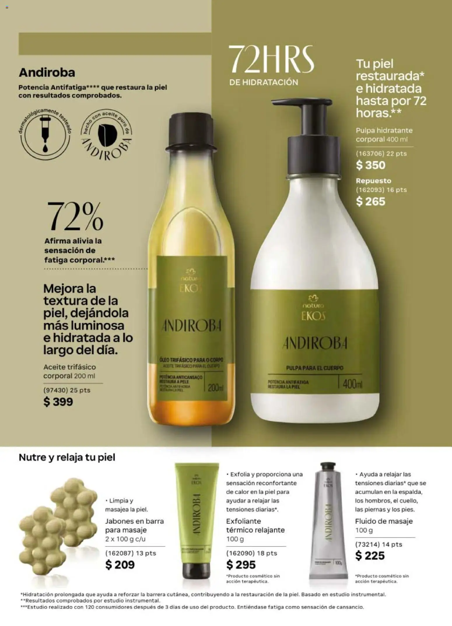 Nuevas ofertas de Natura válidas en toda la República Mexicana desde el 20.02.2026. ¡Encuentra las mejores ofertas en Natura campaña 4 2026! | Página: 97 | Productos: Aceite, Barra