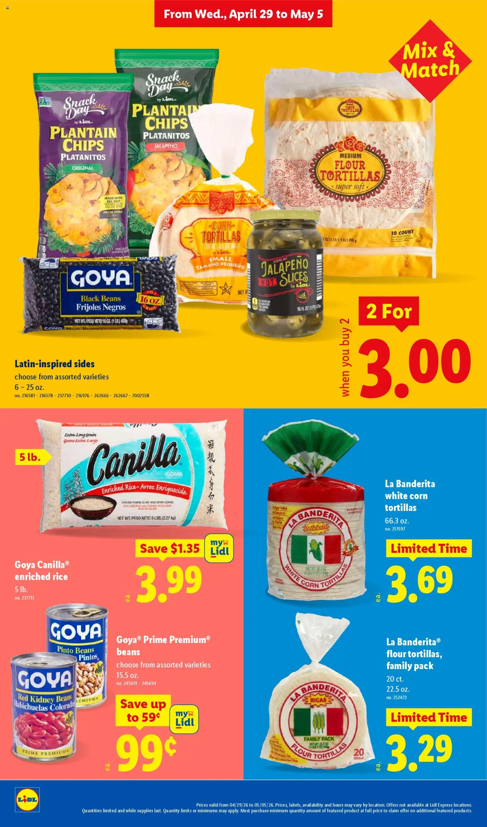Lidl Weekly Ad - valid from 29.04.2026 | Page: 18 | Products: Corn, Rice, Chips, Salt