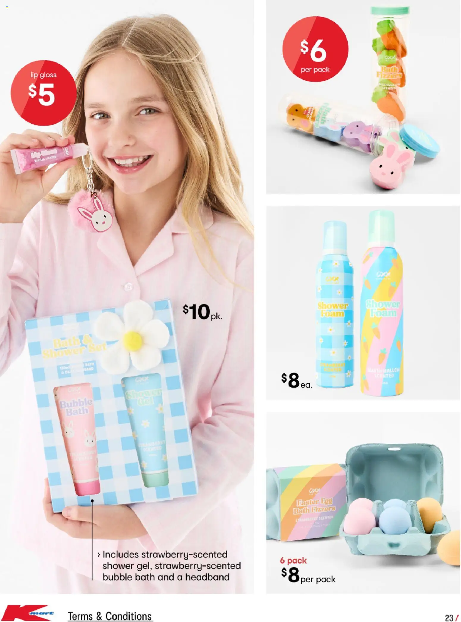Kmart catalogue - valid from 05.03.2026 | Page: 23 | Products: Bath, Shower, Headband, Bubble bath