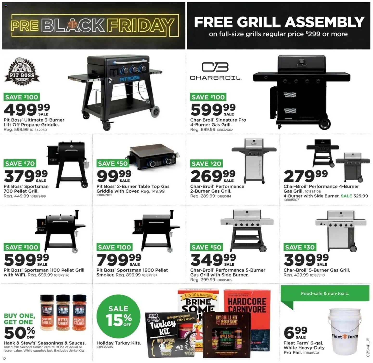 Mills Fleet Farm Weekly Ad - valid from 30.10.2025 | Page: 15 | Products: Table, Griddle, Garlic, Grill