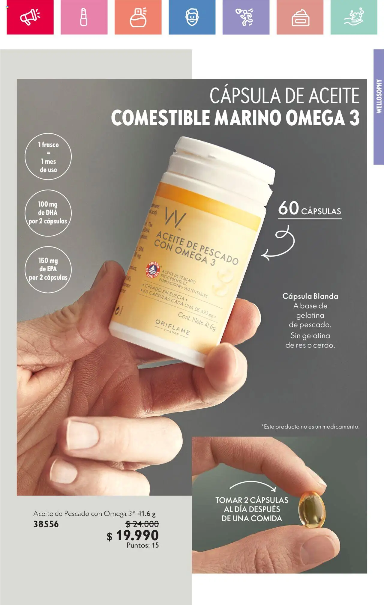 Oriflame catálogo │ válido desde el 23.08.2025 | Página: 93 | Productos: Base, Pescado, Aceite, Gelatina