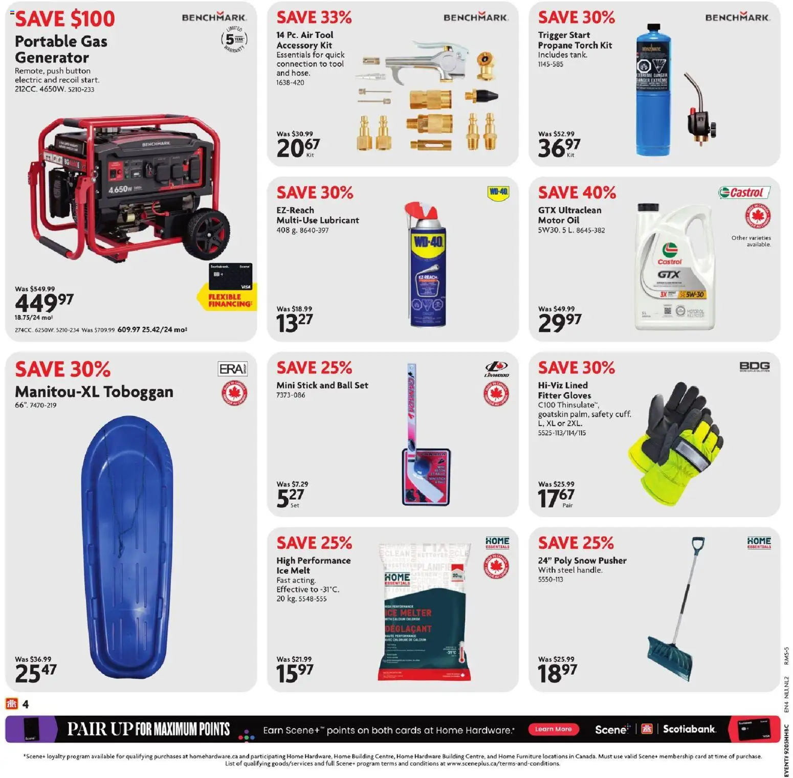 Home Hardware flyer valid from 29.01.2026 | Page: 5 | Products: Gloves, Oil