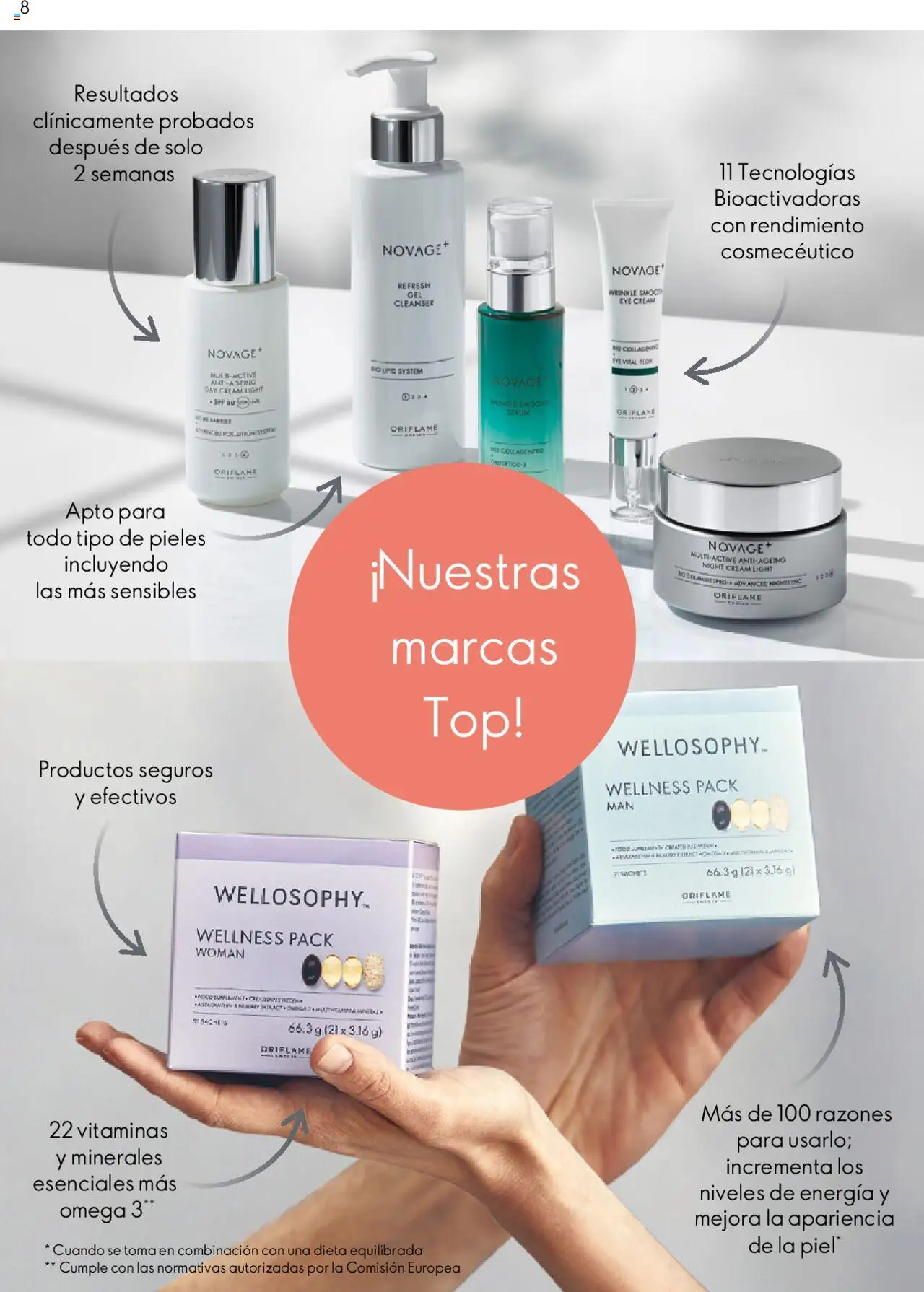 Nuevas ofertas de Oriflame válidas en toda la República Mexicana desde el 09.11.2024. ¡Encuentra las mejores ofertas en Oriflame brochure Members 16 2024! | Página: 8 | Productos: Vitaminas, Top