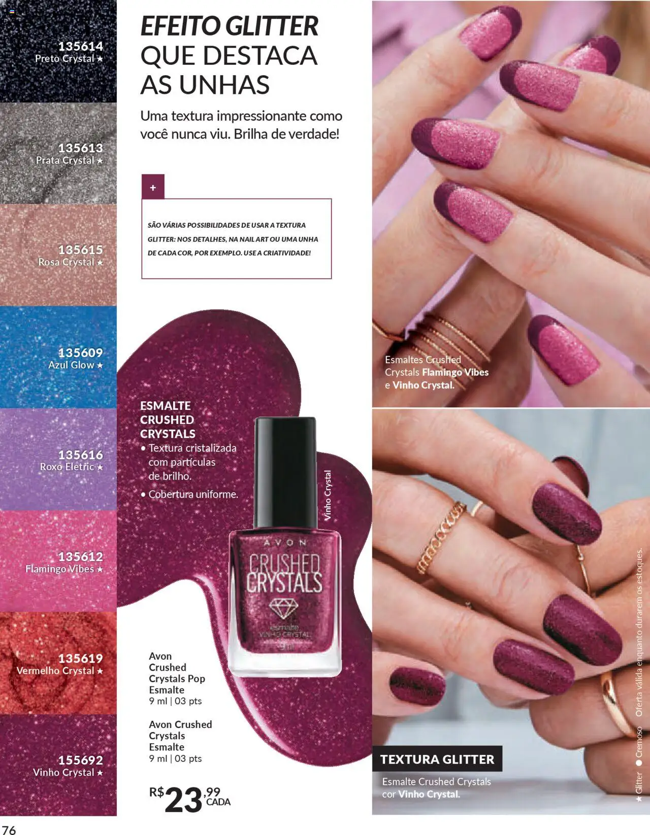 Avon Folheto - válido de 16.06.2025 | Página: 76 | Produtos: Vinho