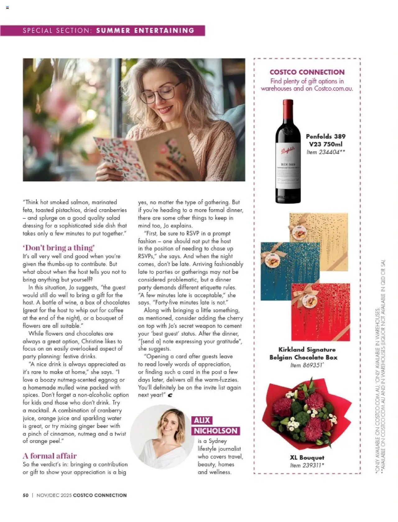 Costco catalogue - valid from 01.11.2025 | Page: 50 | Products: Pineapple, Vodka, Bag