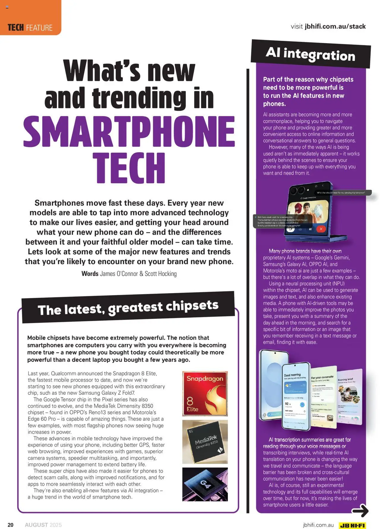 JB Hi-Fi catalogue - valid from 01.08.2025 | Page: 22 | Products: Chips, Smartphone, Camera, Laptop