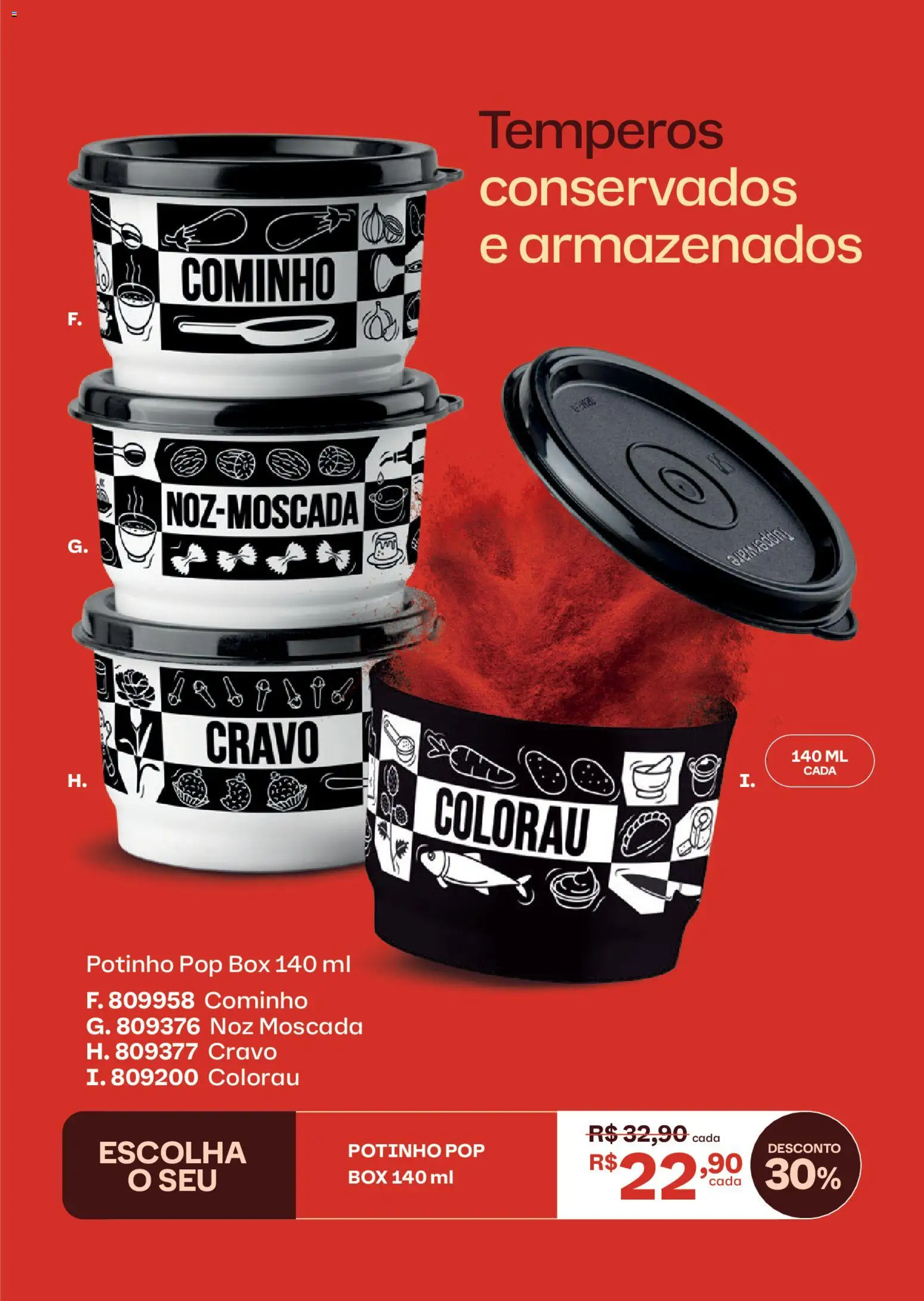 Tupperware Folheto - válido de 01.01.2026 | Página: 17 | Produtos: Cominho, Colorau