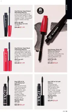 Preview of Avon Brochure Campaign from shop Avon valid from 23.04.2026 | Page: 13 | Products: Mascara, Soap, Oil