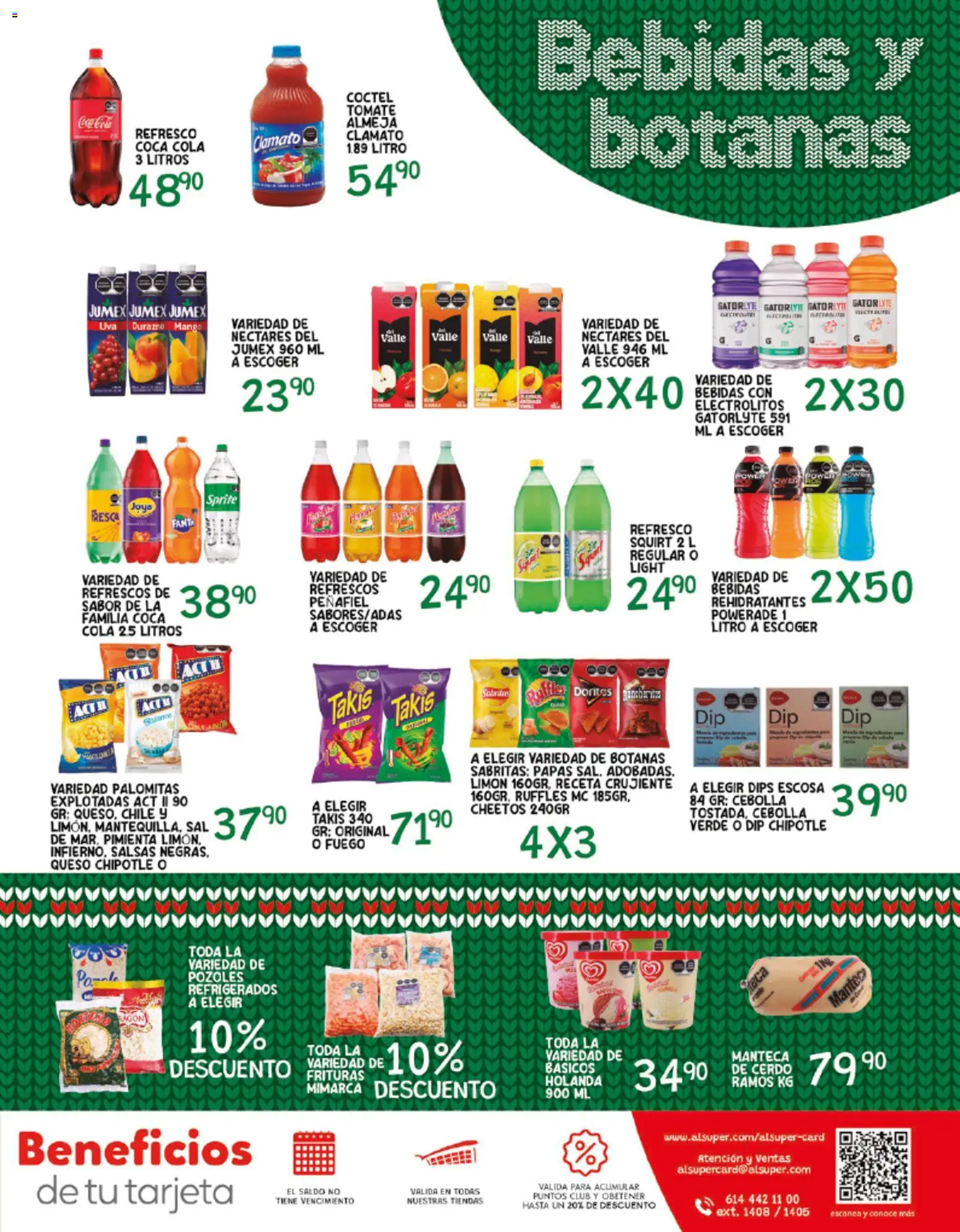 Nuevas ofertas de Alsuper válidas en toda la República Mexicana desde el 21.11.2025. ¡Encuentra las mejores ofertas en Alsuper folleto! | Página: 7 | Productos: Refresco, Pimienta, Limón, Queso