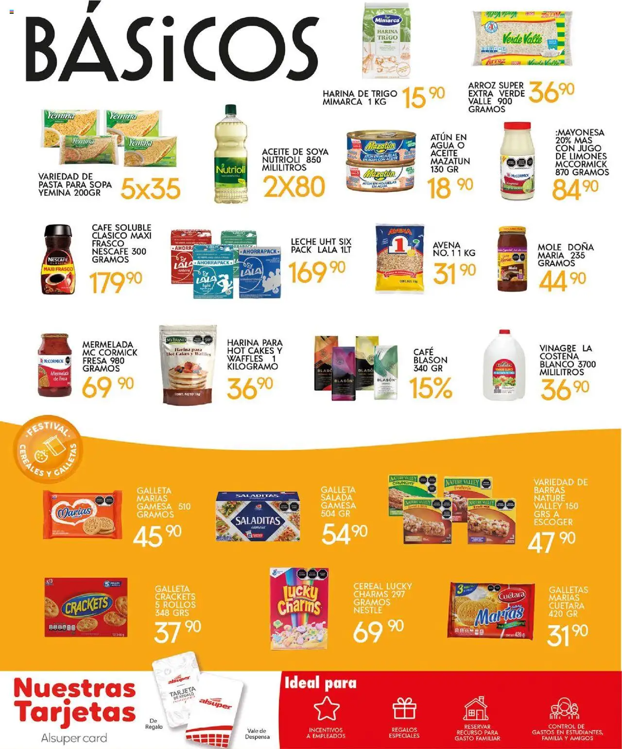 Nuevas ofertas de Alsuper válidas en toda la República Mexicana desde el 10.10.2025. ¡Encuentra las mejores ofertas en Alsuper - Folleto Durango! | Página: 6 | Productos: Sopa, Frasco, Aceite, Arroz