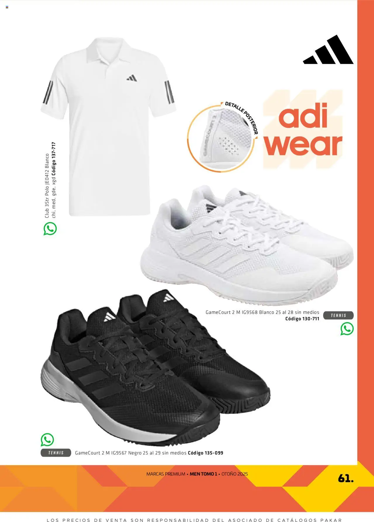 Nuevas ofertas de SC Pakar válidas en toda la República Mexicana desde el 29.08.2025. ¡Encuentra las mejores ofertas en SC Pakar - Catálogo Otoño Men Tomo 1! | Página: 61