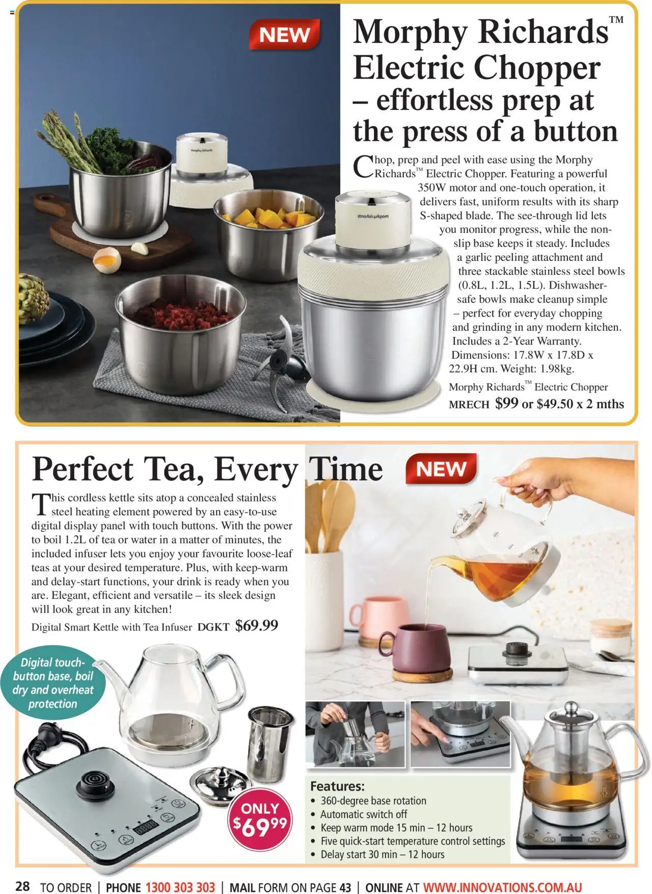 Innovations catalogue - valid from 22.10.2025 | Page: 28 | Products: Water, Digital, Kettle, Press