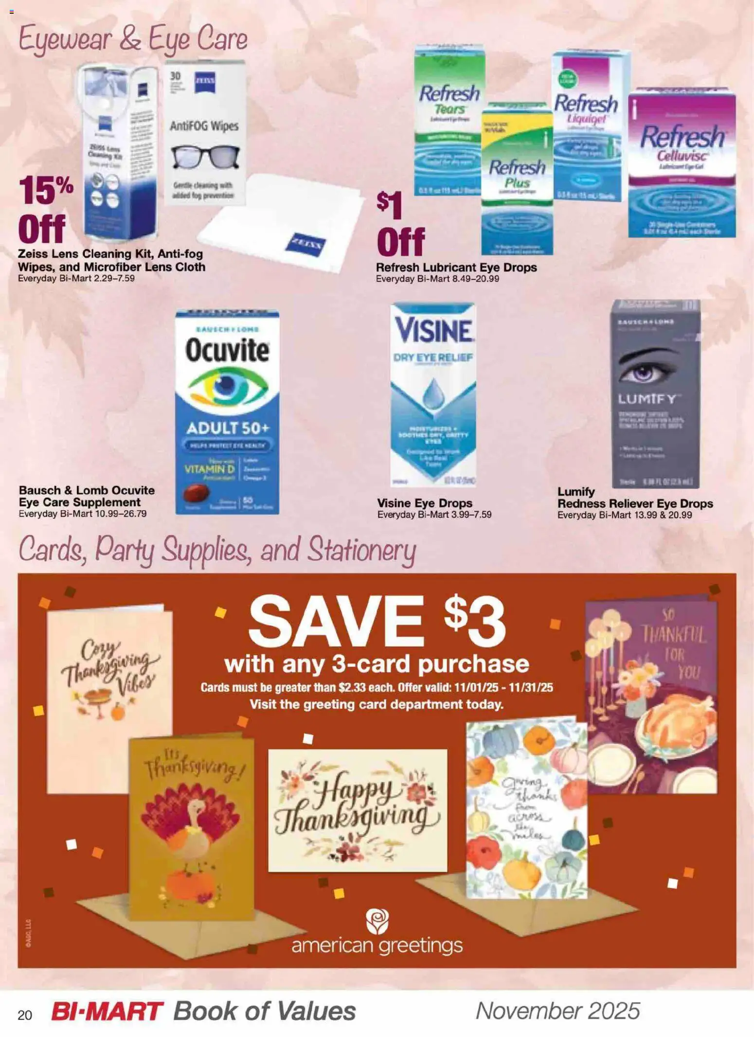 Bi-Mart November Health & Beauty Book of Values - valid from 01.11.2025 | Page: 20 | Products: Vitamin
