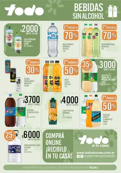 Vista previa Supermercados TODO - Ofertas válido desde el 10.03.2026 | Página: 3 | Productos: Botella, Gaseosa, Agua, Agua saborizada