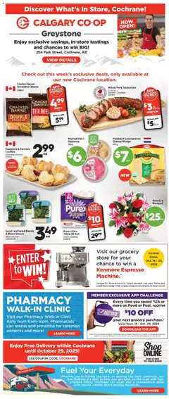 Preview of Calgary Co-op weekly flyer / circulaire from shop Calgary Co-op valid from 16.10.2025