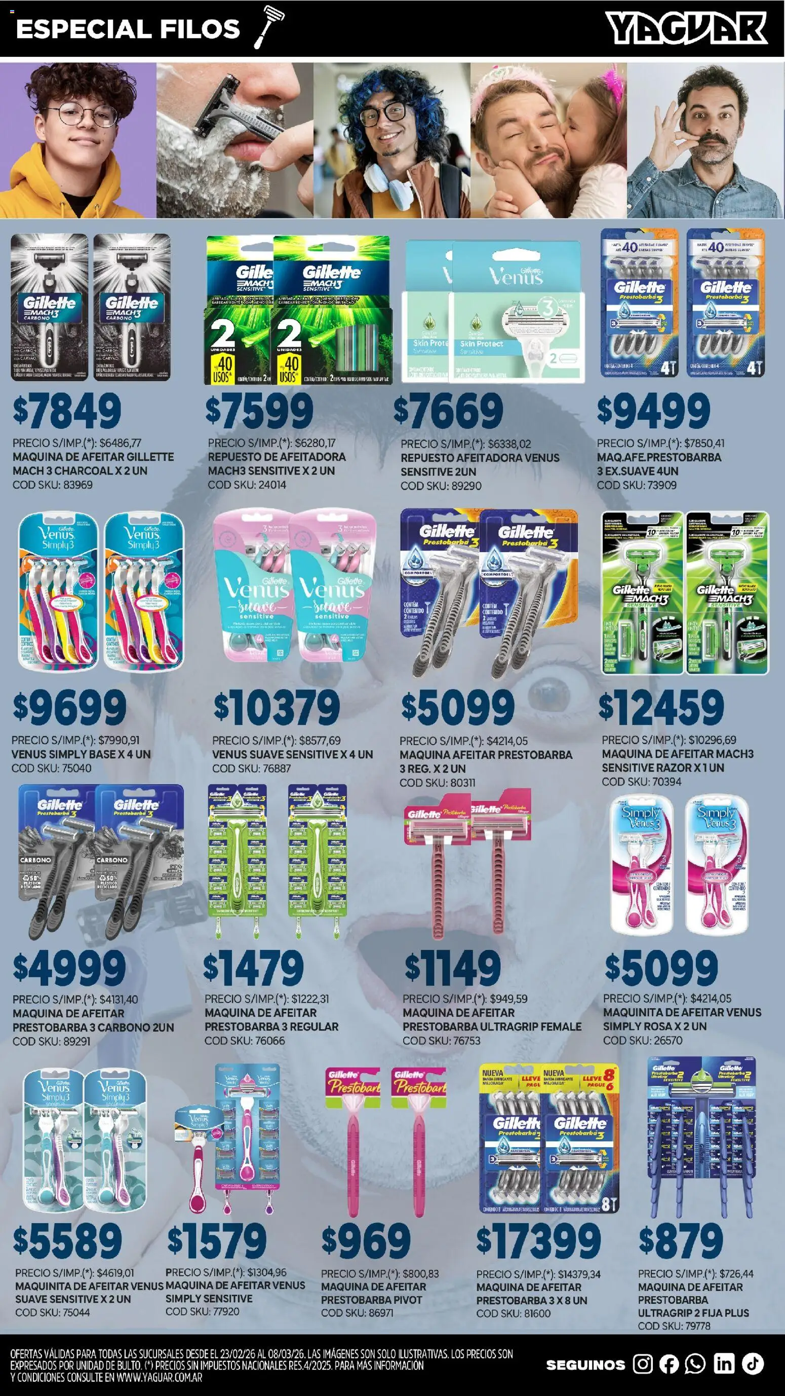 Yaguar - Aliados de tu bolsillo Buenos Aires │ válido desde el 23.02.2026 | Página: 6 | Productos: Maquina de afeitar, Afeitadora