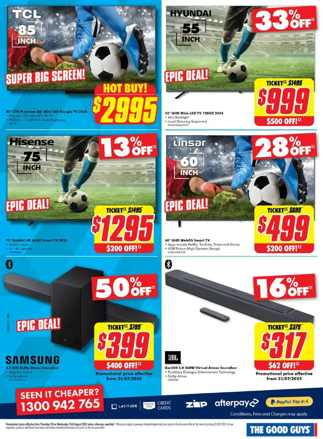 The Good Guys catalogue - valid from 06.08.2025 | Page: 16 | Products: Picture, Tv, Smart tv, Screen
