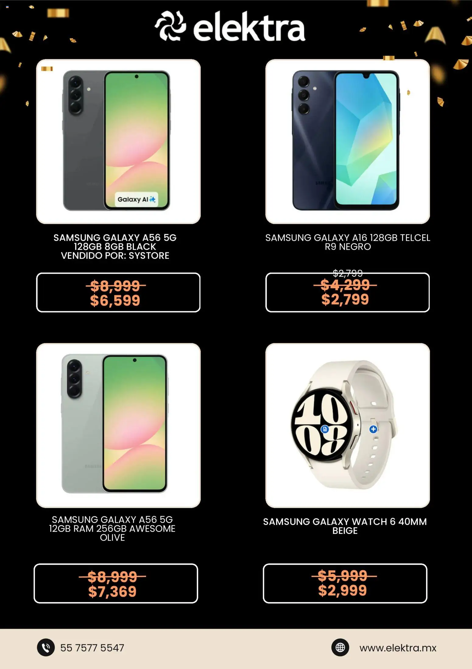 Nuevas ofertas de Elektra válidas en toda la República Mexicana desde el 28.11.2025. ¡Encuentra las mejores ofertas en Elektra Black Friday! | Página: 5