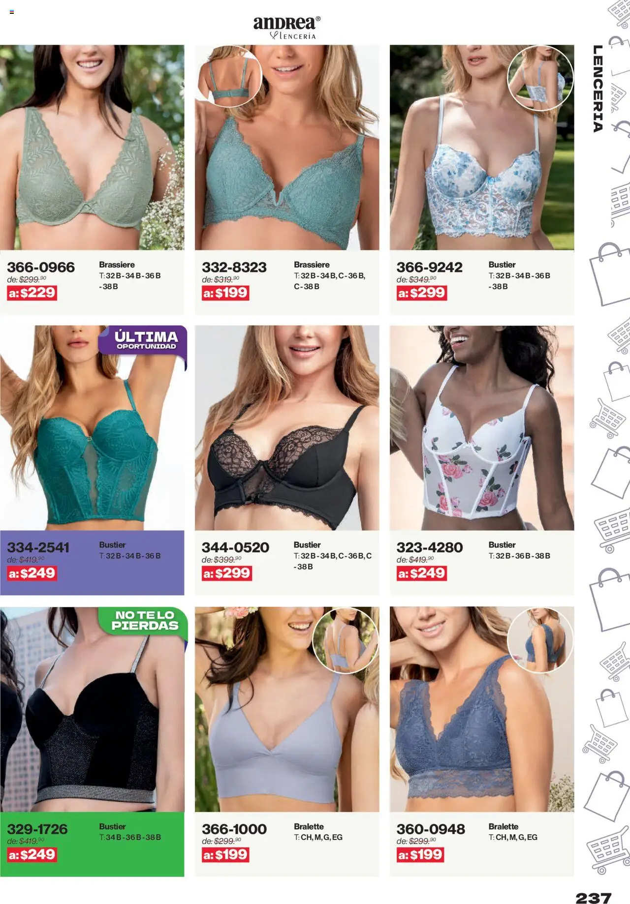 Nuevas ofertas de Andrea válidas en toda la República Mexicana desde el 10.08.2025. ¡Encuentra las mejores ofertas en Andrea - Catálogo Outlet! | Página: 237 | Productos: Lenceria, Té