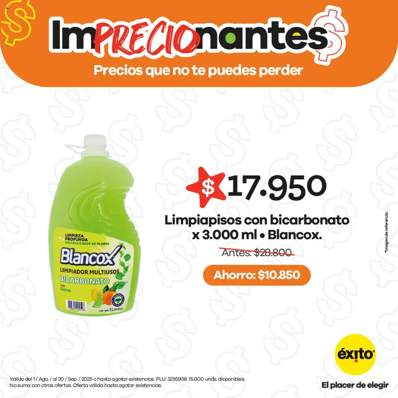 Éxito revista - valida desde el 01.08.2025 | Página: 1 | Productos: Té, Limpiador