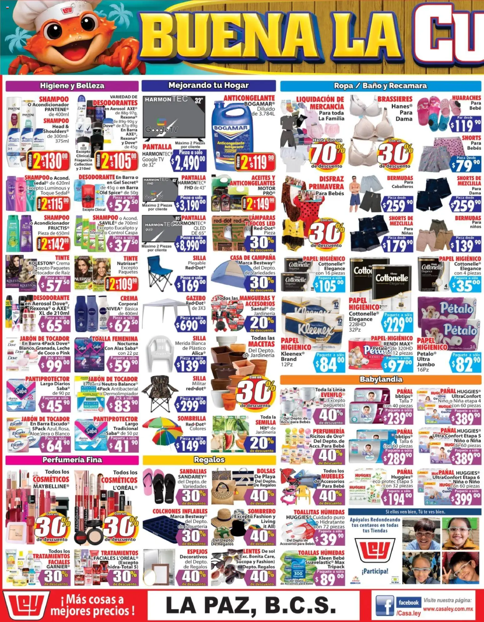 Nuevas ofertas de Casa Ley válidas en toda la República Mexicana desde el 14.03.2026. ¡Encuentra las mejores ofertas en Casa Ley folleto Autoservicio! | Página: 3 | Productos: Ropa, Té, Acondicionador, Gazebo