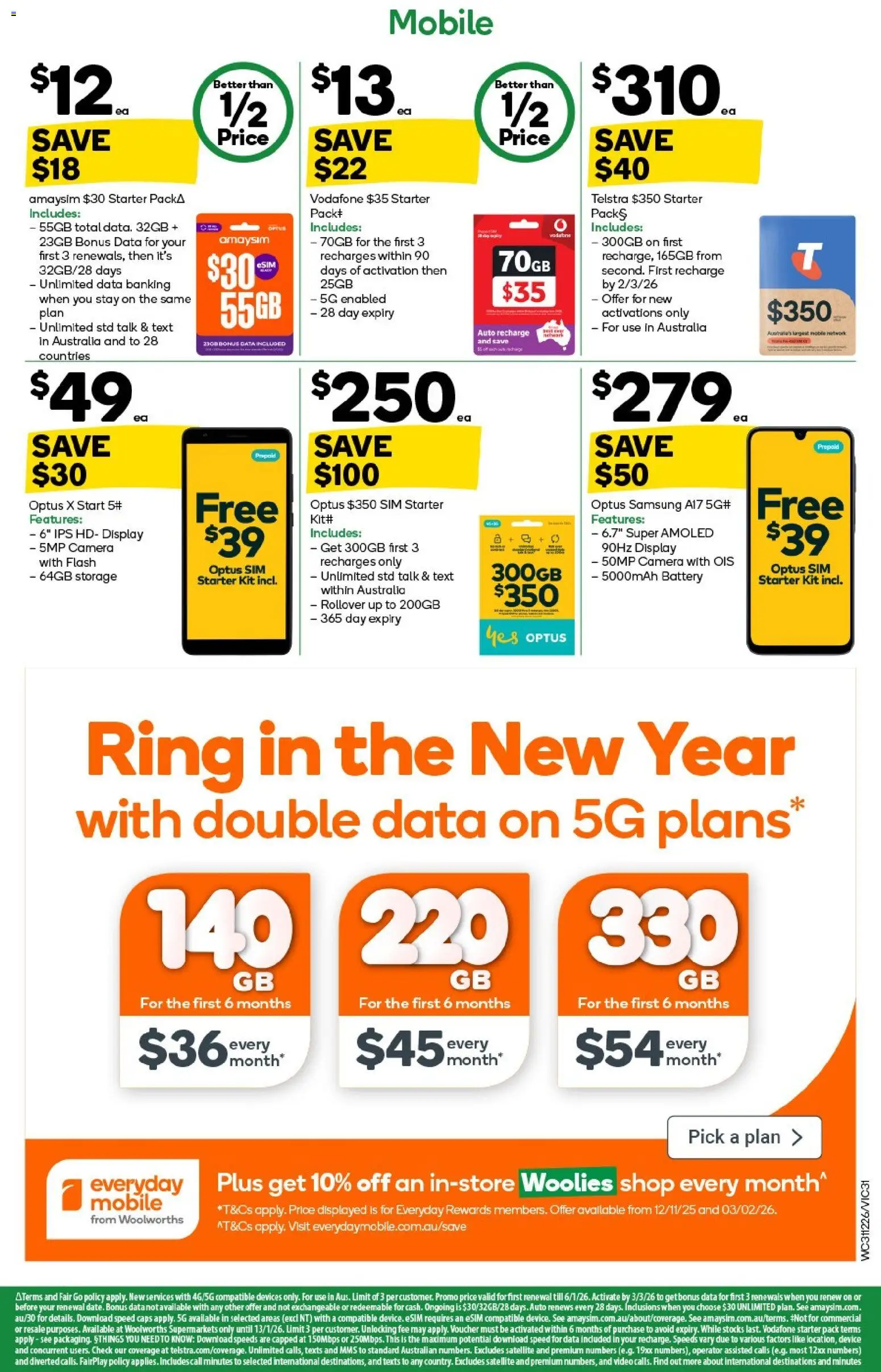 Woolworths catalogue - valid from 31.12.2025 | Page: 31 | Products: Battery, Device, Camera, Satellite