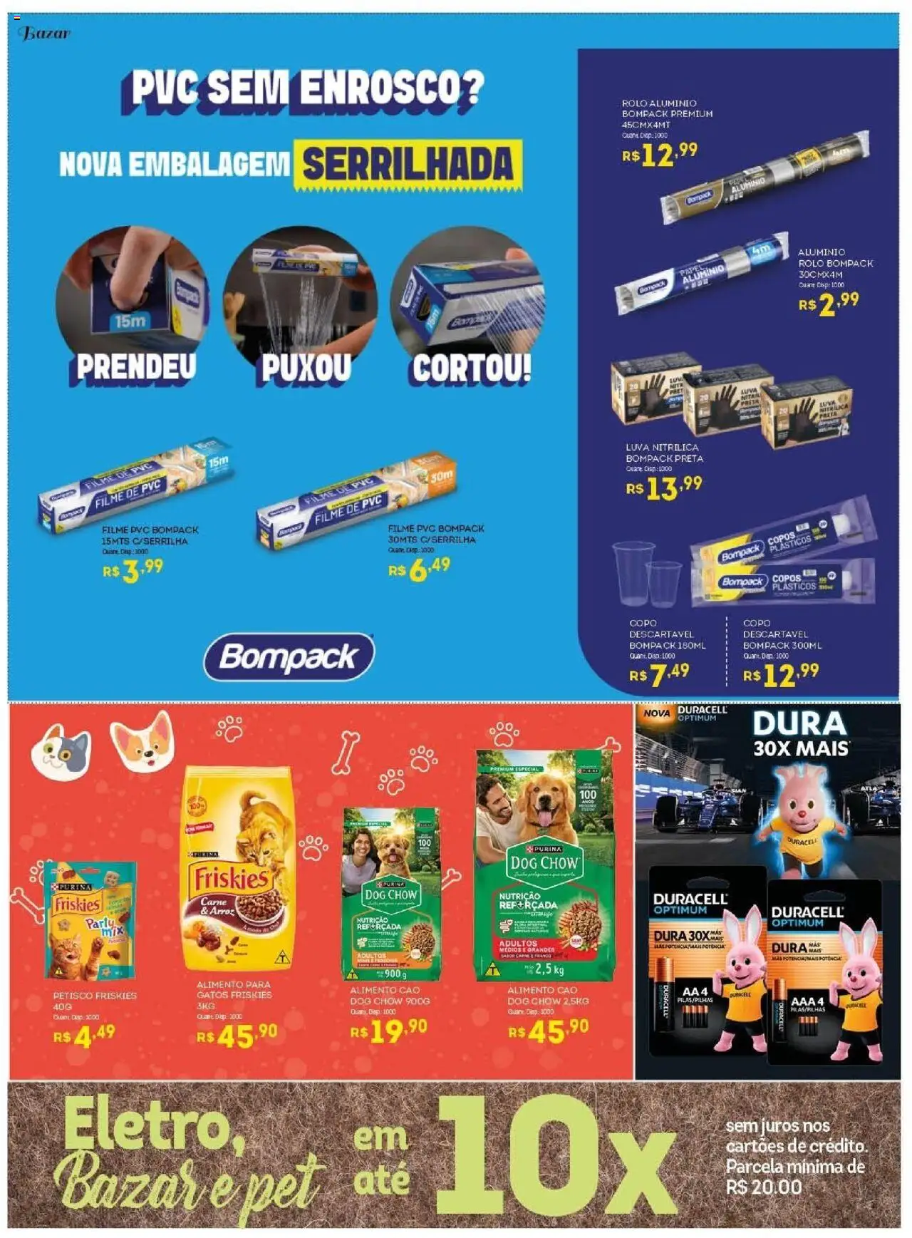 Bistek Supermercados Folheto - válido de 24.09.2025 | Página: 11 | Produtos: filme de PVC, Arroz, Carne, Copos