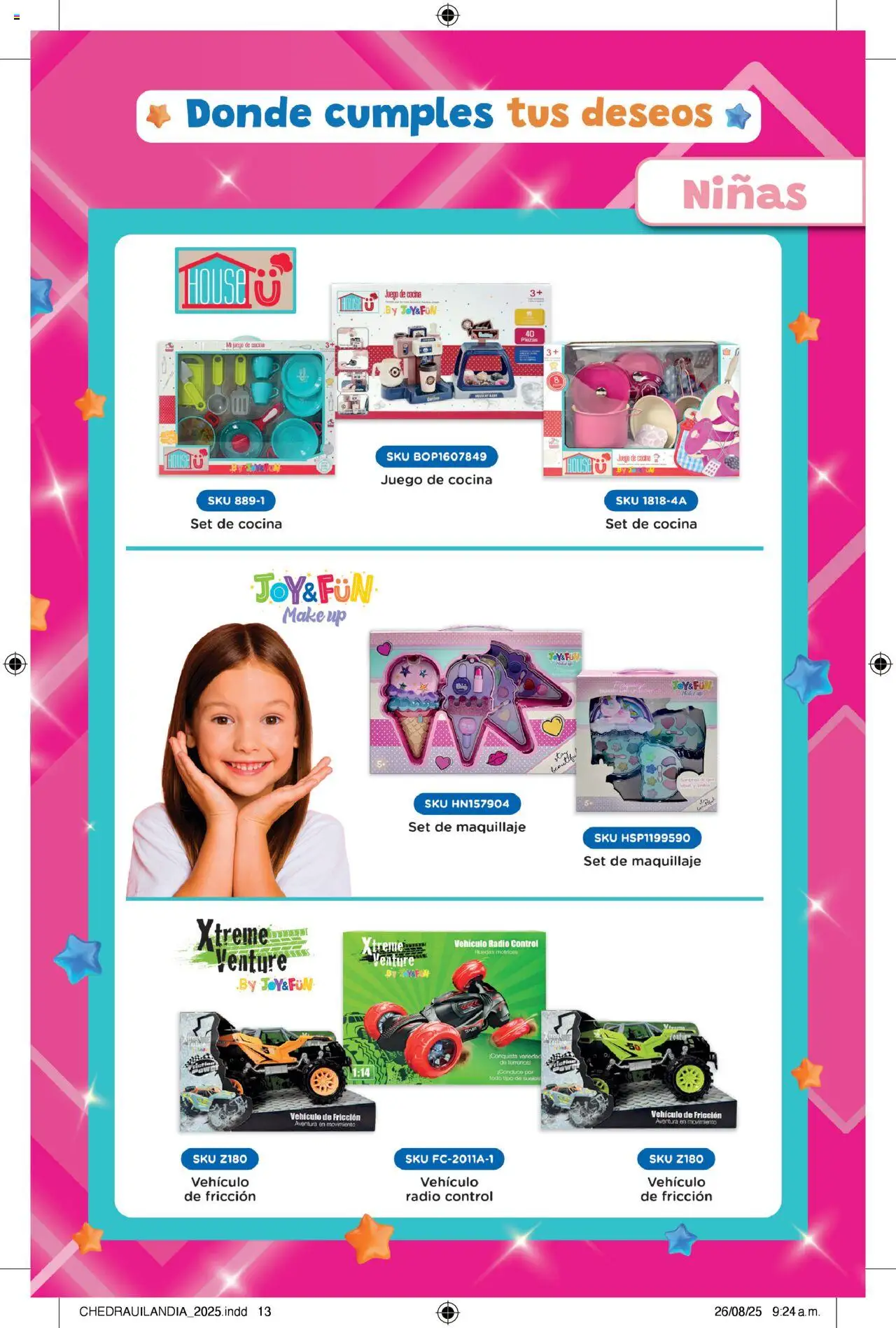 Nuevas ofertas de Chedraui válidas en toda la República Mexicana desde el 05.09.2025. ¡Encuentra las mejores ofertas en Chedraui - Folleto ChedrauiLandia! | Página: 13 | Productos: Radio, Juego, Cocina, Maquillaje