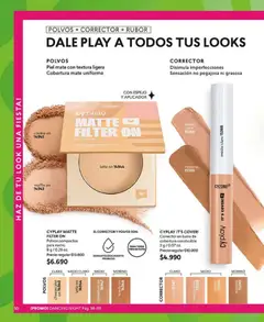 Catálogo CyZone Campaña 4 válido desde el 15.02.2026 | Página: 10 | Productos: Espejo, Mate, Corrector, Rubor