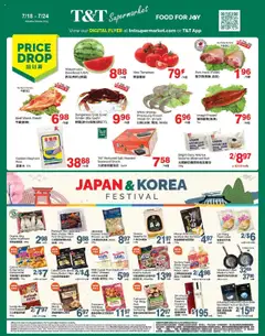 Preview of T&T Supermarket flyer - AB from shop T&T Supermarket valid from 18.07.2025