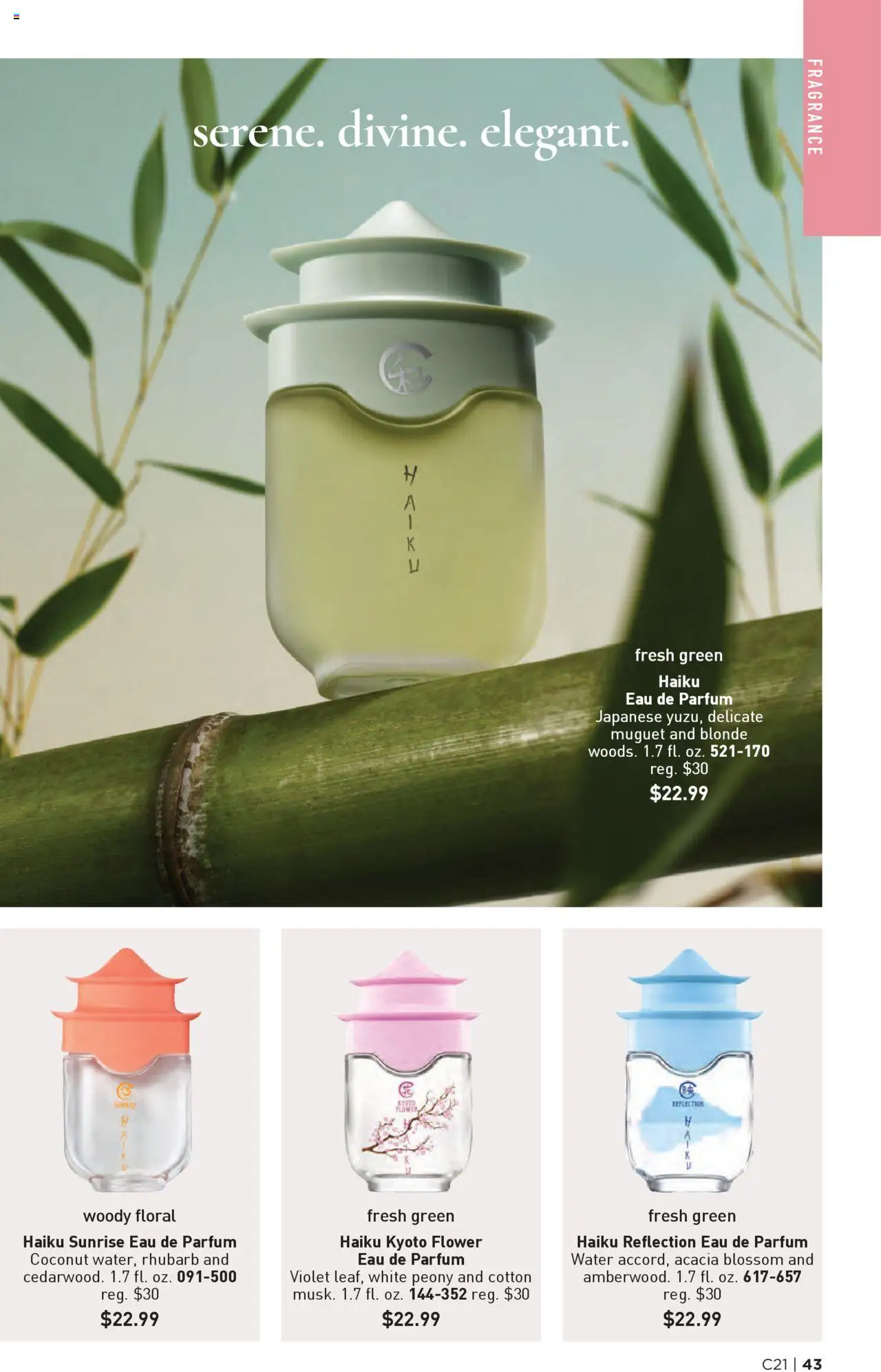Avon Brochure - valid from 08.10.2025 | Page: 43 | Products: Fragrance, Water