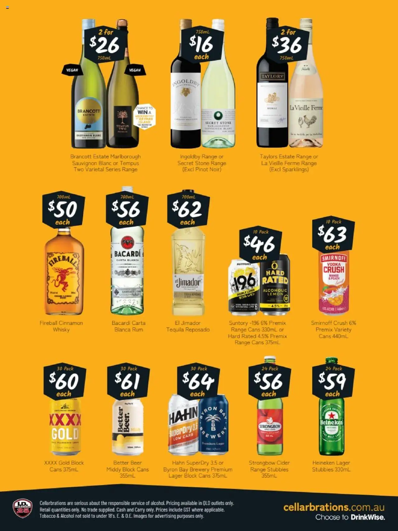 Cellarbrations catalogue - valid from 20.10.2025 | Page: 2 | Products: Vodka, Rum, Lemon, Mango