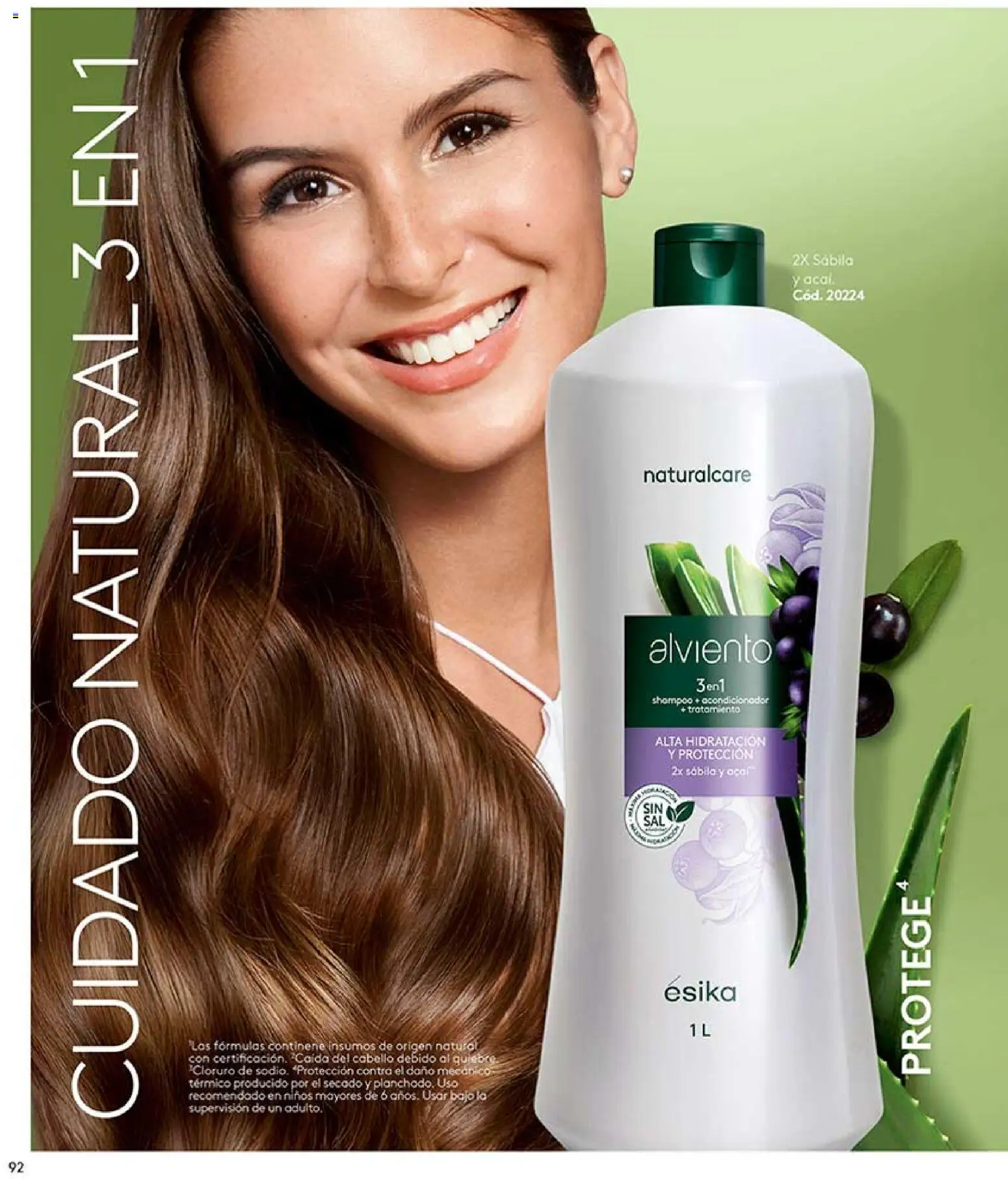 Ésika revista - valida desde el 24.04.2026 | Página: 92 | Productos: Shampoo, Acondicionador