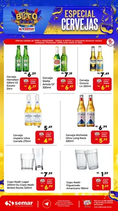 Semar Supermercado - Ofertas Especial Cervejas - Pré-Visualização do folheto da loja Semar Supermercado, válido de 17.02.2026