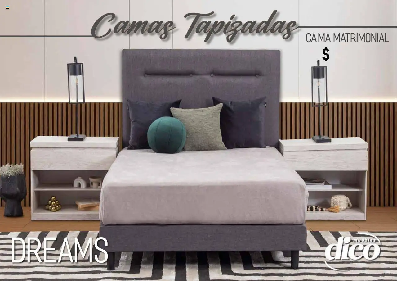 Nuevas ofertas de Muebles Dico válidas en toda la República Mexicana desde el 25.09.2025. ¡Encuentra las mejores ofertas en Muebles Dico - Catálogo Camas Topazidas! | Página: 17 | Productos: Cama