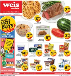 Preview of Weis weekly ads valid from 14.08.2025