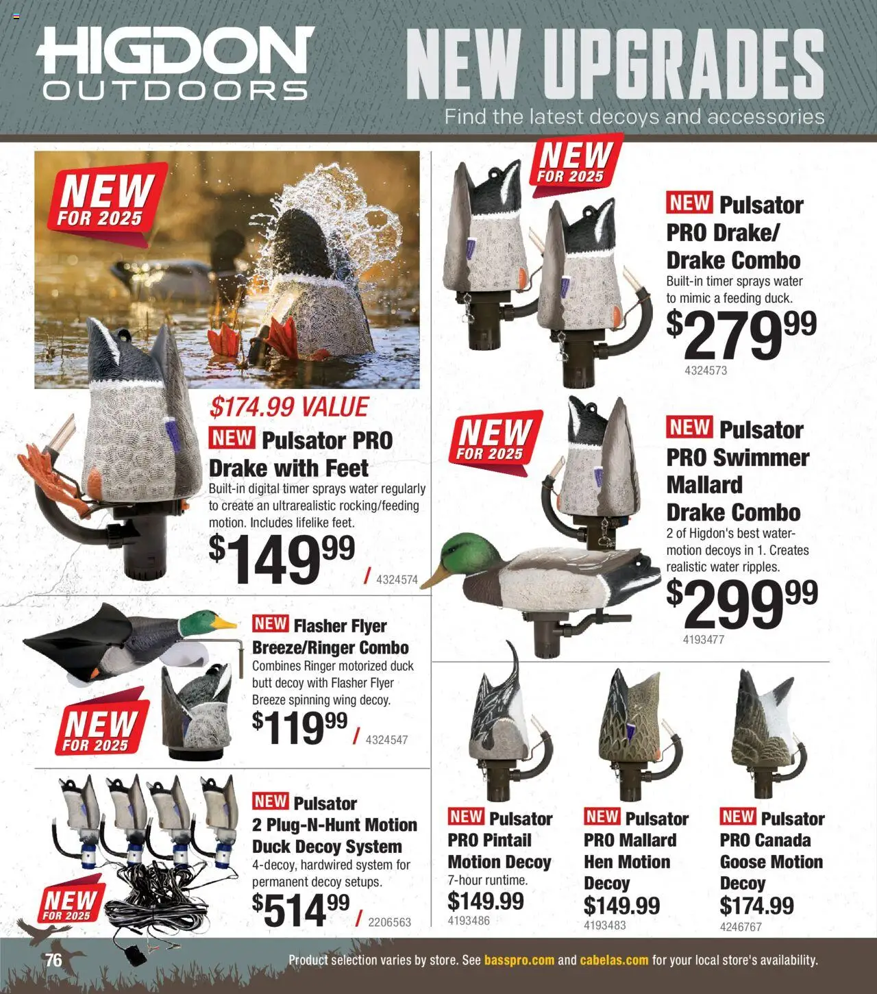 Cabela's Waterfowl 25 - valid from 01.10.2025 | Page: 76 | Products: Water, Flasher